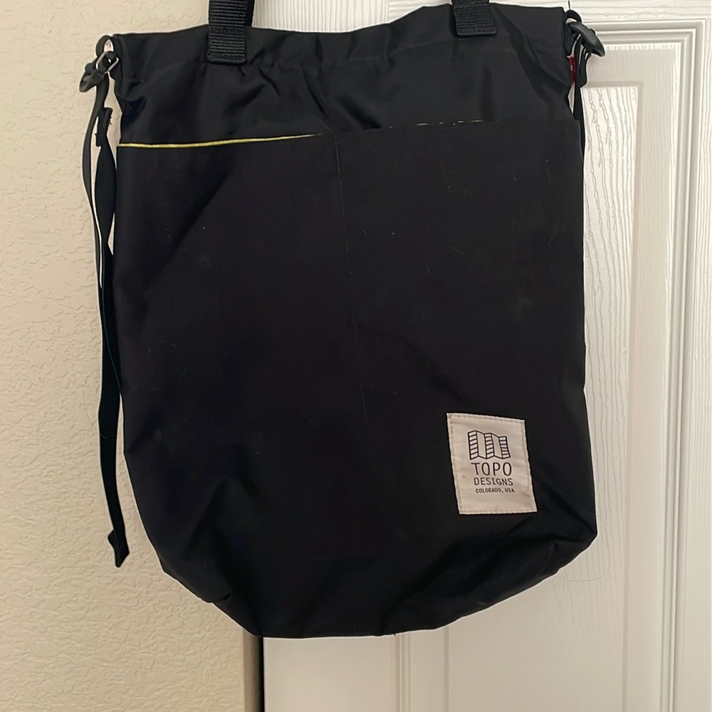 Topo Designs tote bag.